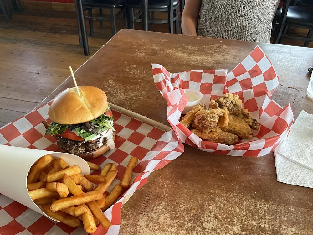 Bleu Burger and Wings